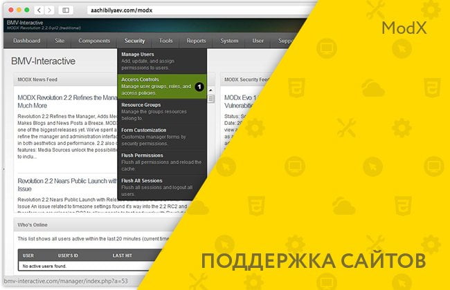 Modx разработка